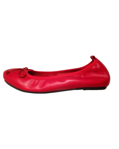 red flat shoes