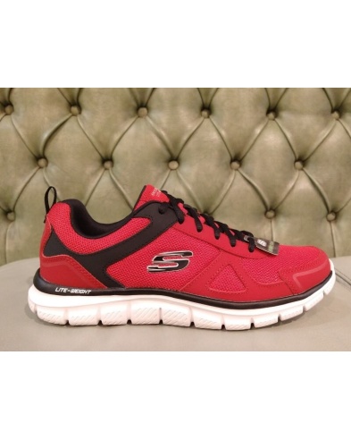 red skechers mens shoes