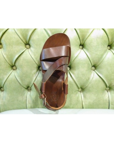 doorgaan met tafereel Eerste Mens Brown Leather Sandals | Florence Online Store | Shop
