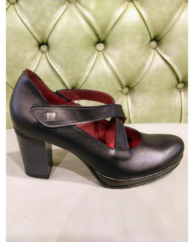 Womens Slip on Pumps Chunky Heels Platform Shoes 3 inch Comfort Evening  Pumps | eBay
