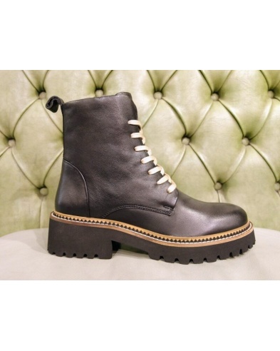 Mid Heel Combat Boot | Shop Online | Florentine Shoe Store