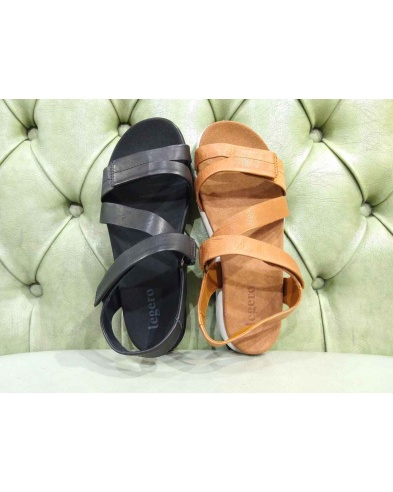 Comfortable Leather Sandals with Wedge Fashion 2024 Shop Online