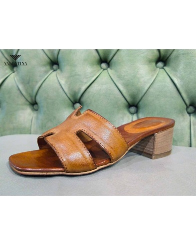 Mules shoes, Italian leather