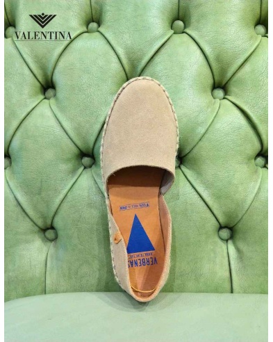 Suede shoes for women, Verbenas Carmen espadrillas