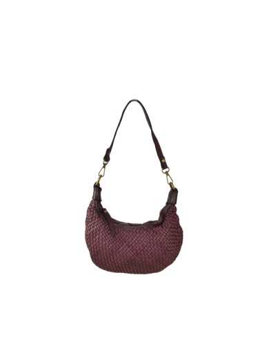 Small woven leather bag made in Italy 