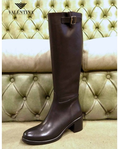 Italian made boots for women, with mid heel