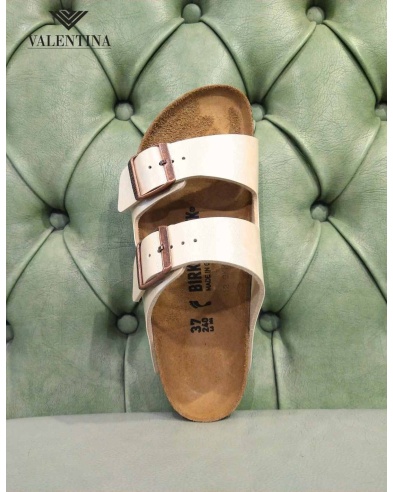 Birkenstock Arizona graceful pearl white