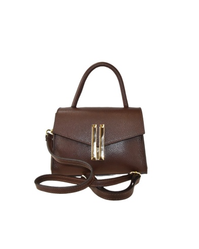 Genuine leather satchel bag for women