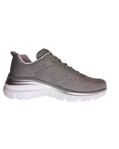 Grey Skechers Trainers | Memory Foam | Shop Online